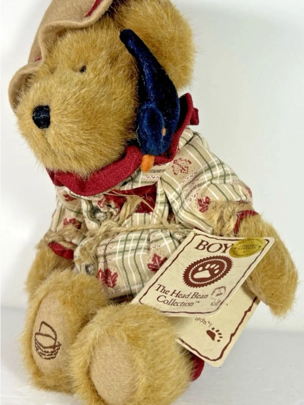 Longaberger Boyd's Bear Exclusive Rusty Scaredy Scarecrow Bear Limited 2001 NWT